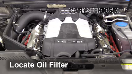 Oil & Filter Change Audi S4 (2010-2016) - 2011 Audi S4 3.0L V6 Supercharged